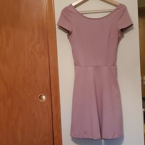 Women's cut-out back mini dress